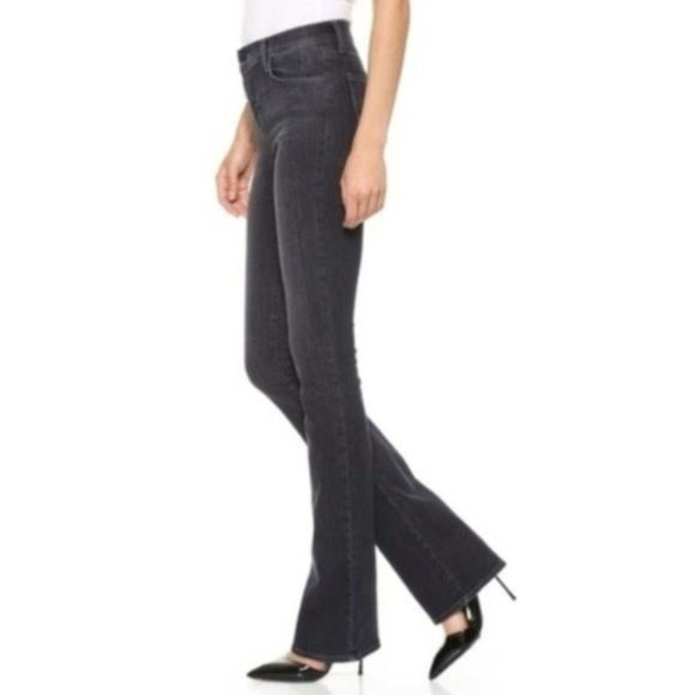 J Brand Boot Leg ash gray Jeans white stitching 27